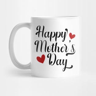 Simple and Elegant Happy Mother's Day Calligraphy Mug